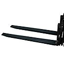Rallonge de fourche, L 1800 x l. 100 x 50 mm, noir