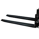 Rallonge de fourche, L 1800 x l. 120 x 40 mm, noir
