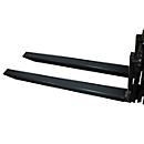 Rallonge de fourche, L 1800 x l. 125 x 45 mm, noir