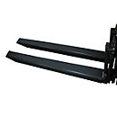 Rallonge de fourche, L 1800 x l. 150 x 50 mm, noir