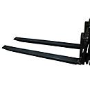 Rallonge de fourche, L 1800 x l. 80 x 40 mm, noir