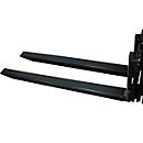 Rallonge de fourche, L 2000 x l. 125 x 45 mm, noir