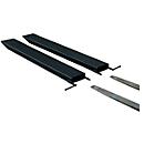 Rallonge de fourche pour machines de manutention, version ouverte, L 2000 x l. 150 x 50 mm, noir