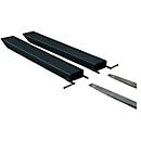 Rallonge de fourche pour machines de manutention, version ouverte, L 2000 x l. 150 x 70 mm, noir