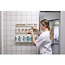 Rangement pour petits objets MultiStore, taille 6, L 600 x P 75 x H 113 mm, volume 2,2 l, empilable, polystyrène, blanc/transp.