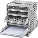 Rasterbox met 5 laden, DIN A4