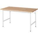 RAU work table, beech table top, 1500 x 1000 x 800-850 mm