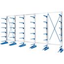 Rayonnage à cantilever KRM, unilatéral, 2000x5000x400