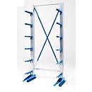 Rayonnage à cantilever SSI Schäfer KRM, module de base, d'un côté, acier, 2000x1000x400, jusqu'à 2300 kg