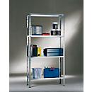 Rayonnage à emboîter, H 1800 x l. 1200 x P 500 mm, galvanisé