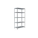 Rayonnage à emboîter, l. 1000 x P 500 x H 2000 mm galvanisé