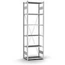 Rayonnage à emboîter Orion Plus - module de base - l. 750 x P 400 x H 2500 mm - 6 étagères - capacité de charge par étagère 125 kg - galvanisé