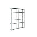 Rayonnage à emboîter, sans vis, l. 1800 x P 350 x H 2300 mm, blanc