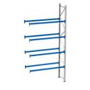 Rayonnage à palettes PR 600, module d'extension, H 5800 mm, max. 1000 kg, 4 traverses