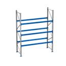 Rayonnage à palettes PR 600, module de base, H 3600 mm, max. 800 kg, 3 traverses