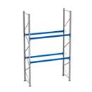Rayonnage à palettes PR 600, module de base, H 4700 mm, max. 1000 kg, 2 traverses