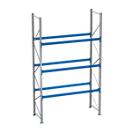 Rayonnage à palettes PR 600, module de base, H 4700 mm, max. 1000 kg, 3 traverses