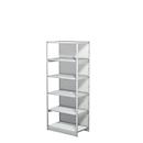 Rayonnage complet 500 T PROGRESS, module de base, avec panneau arrière, H 1900 x l. 750 x P 440 mm