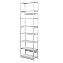 Rayonnage complet 500 T PROGRESS, module de base, sans panneau arrière, H 2600 x l. 750 x P 340 mm