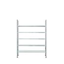 Rayonnage d’extension modulaire R 3000, 5 tablettes, laqué, P 400 mm