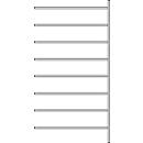 Rayonnage d’extension R 3000, 8 étagères, l. 1315 mm x P 600 mm, étagères laquées