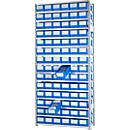 Rayonnage de base R 3000, 84 baies, RK 421, D 400 mm
