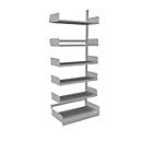 Rayonnage ouvert Variabo, module d'extension, unilatéral, profondeur de l'étagère 400 mm, 1000 x 2500 mm