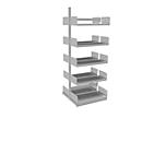 Rayonnage ouvert Variabo, module d'extension, utilisable des deux côtés, profondeur de compartiment 300 mm, 750 x 2000 mm