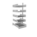 Rayonnage ouvert Variabo, module d'extension, utilisable des deux côtés, profondeur de compartiment 400 mm, 750 x 2000 mm