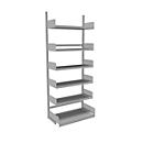 Rayonnage ouvert Variabo, module de base, unilatéral, profondeur de l'étagère 400 mm, 1000x2500 mm