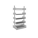 Rayonnage ouvert Variabo, module de base, utilisable des deux côtés, profondeur de compartiment 250 mm, 1000 x 2000 mm