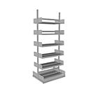 Rayonnage ouvert Variabo, module de base, utilisable des deux côtés, profondeur de compartiment 250 mm, 1000 x 2500 mm