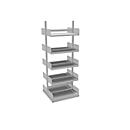 Rayonnage ouvert Variabo, module de base, utilisable des deux côtés, profondeur de compartiment 300 mm, 750 x 2000 mm