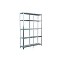 Rayonnage sans boulon, H 2000 x L 1400 x P 350 mm, galvanisé