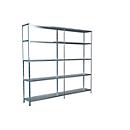 Rayonnage sans boulon, H 2000 x L 2200 x P 350 mm, galvanisé