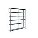 Rayonnage sans boulon, H 2300 x L 2000 x P 350 mm, galvanisé