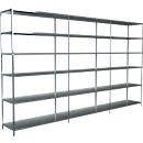 Rayonnage sans boulon, H 2300 x L 2600 x P 350 mm, galvanisé
