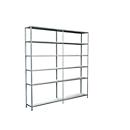 Rayonnage sans vis, H 2300 x L 2200 x P 350 mm, blanc