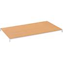 Rayonnage universel à emboîter, Plateau à fibres dures, l. 1250 x P 500 mm