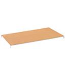 Rayonnage universel à emboîter, Plateau à fibres dures, l. 1500 x P 600 mm
