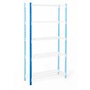 Rayonnage universel à emboîter, supports, avec pieds en plastique, H 2250 mm, bleu ciel