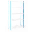 Rayonnage universel à emboîter, supports, avec pieds en plastique, H 2500 mm, bleu ciel