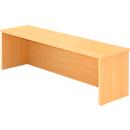 Reception desk attachment ULM, W 1200 x D 320 x H 350 mm, beech finish