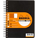 Recharge pour ExaBook, DIN A5+, 80 feuilles, 90 g/m², double spirale, quadrillé, avec marge et cadre