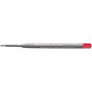 Recharge pour stylo à bille Faber-Castell x-soft M, épaisseur de trait 0,5 mm, encre rouge, indélébile, avec pointe métallique, en plastique, 1 pièce