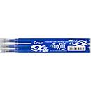 Recharges PILOT, pour roller FRIXION, épaisseur de trait 0,4 mm, effaçable, 3 pièces, bleu