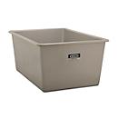 Rechthoekige container Standaard, GFK, 2200 l, grijs