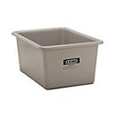 Rechthoekige container Standaard, GFK, 550 l, grijs