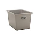 Rechthoekige container Standaard, GFK, 700 l, grijs