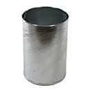 Recipiente do lixo, galvanizado